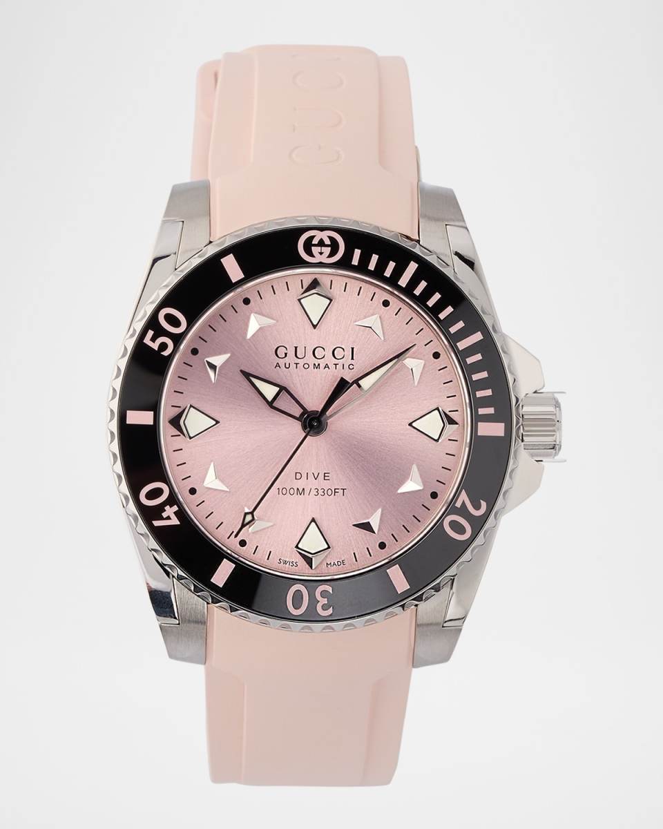 36mm Gucci Dive Pink Automatic Watch